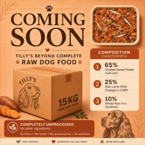 Tilly’s Beyond Complete Frozen Raw Dog Food 15 kg